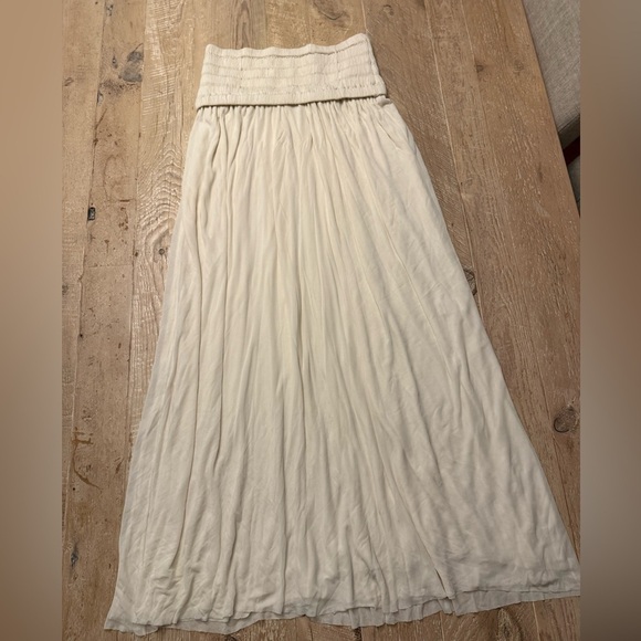 A.L.C. Dresses & Skirts - A.L.C. Strapless Cream Midi Layered Dress Size S Stunning!